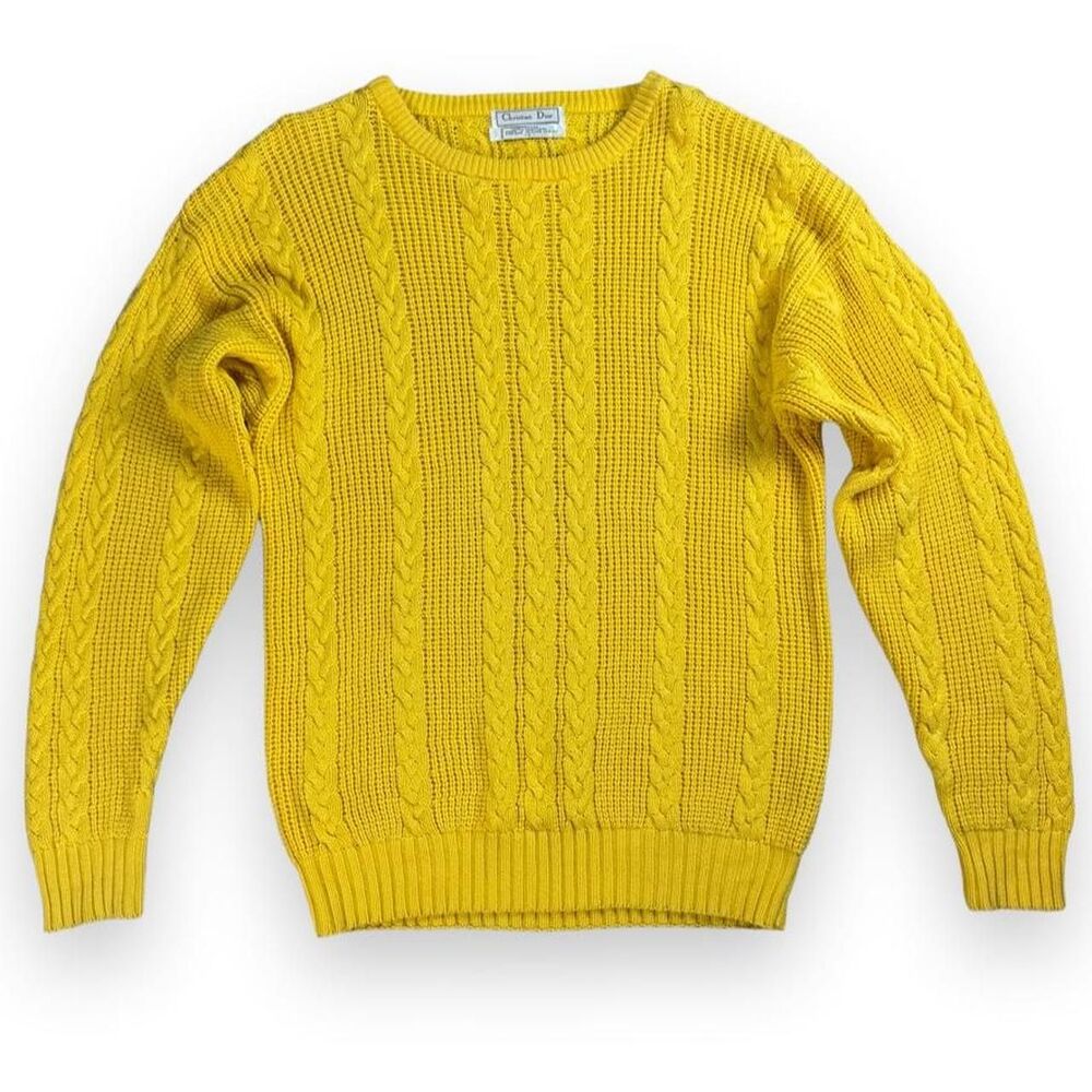 Dior Men's Yellow Jumper